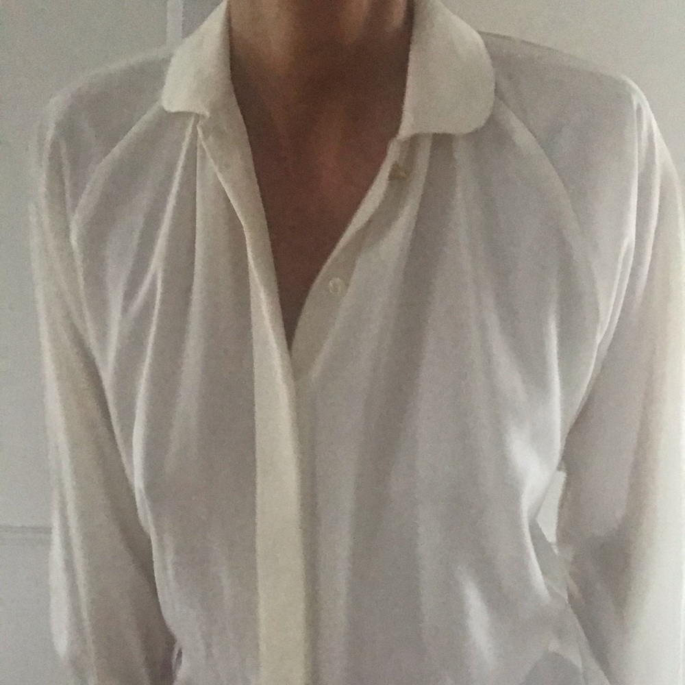 Cream blouse